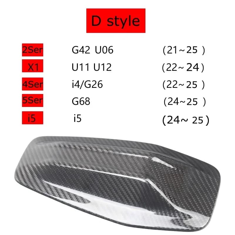 For BMW i01 G67 G87 G42 G20 G28 G22 G46 G06 U11 U12 G26 G68 i5 Real Dry Carbon Fiber Pattern Shark Fin Antenna Cover Accessories