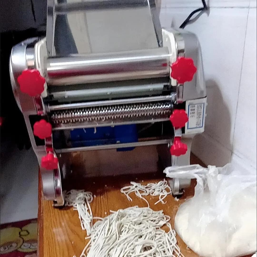 Commercial Dough Machine Stainless Steel Dumpling Wrapper Machine Noodle Maker Automatic Household Small Electric Dough Press