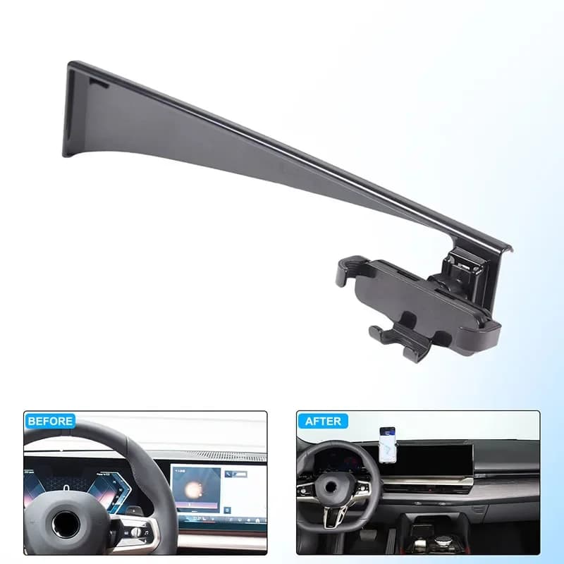 For BMW 5 Series i5 2024 Car Phone Holder Adjustable GPS Bracket 14.9" Screen Fixed Car Mount Mobile Phone Holder Accessories