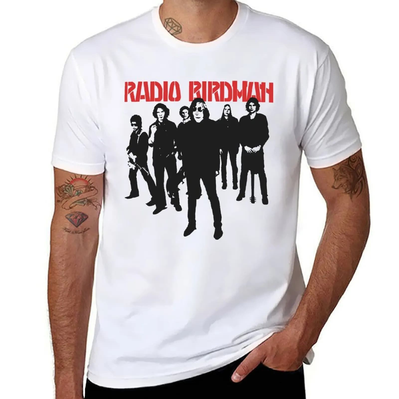 RADIO BIRDMAN T-Shirt mens graphic t shirts cotton t shirts man 100% T-Shirt