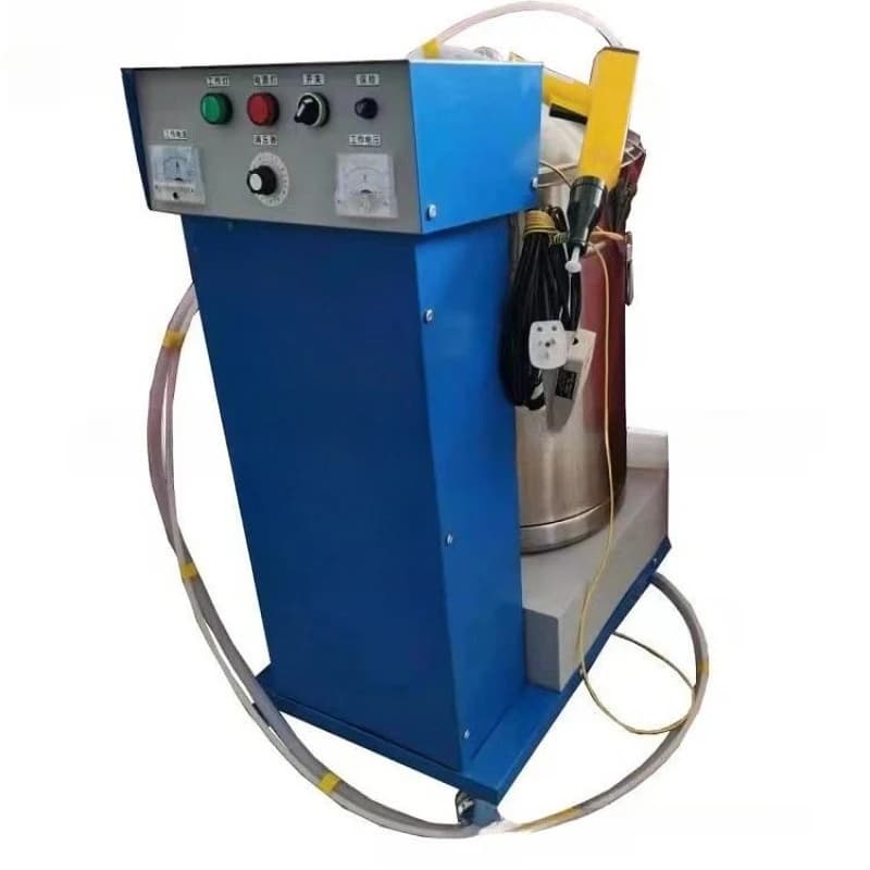 Electrostatic flocking machine, electrostatic flocking machine, electrostatic flocking equipment