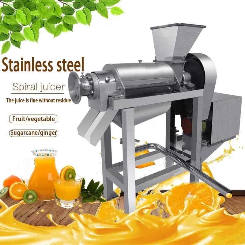 Industrial Fruit Juice Crusher Juicer Extractor Machine Motor Electric Screw Type Juicer  0.5 ton 1 ton 2ton