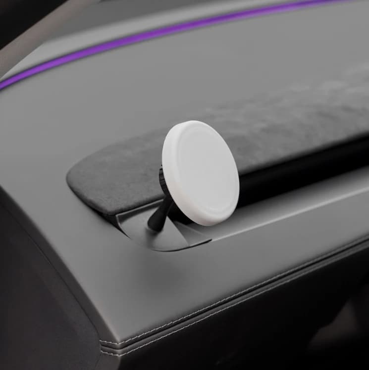 Magnetic Mount For Model Y Juniper 2025 Left Rudder Car Phone Holder Car PhoneSupport Frame Accessories