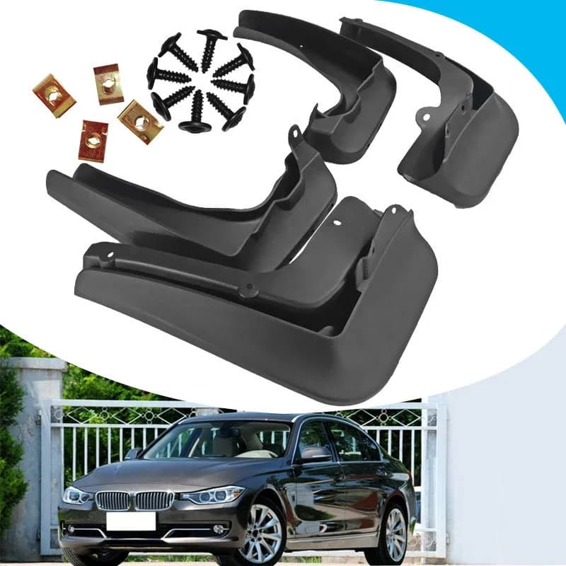 1 Set Car Tire Fender Suitable for BMW 3 Series 2013-2019 Splash Mudguard Modified Automobile Exterior Accessories