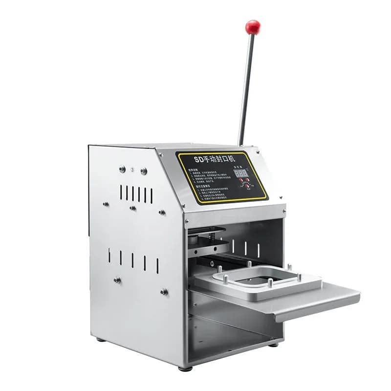 Aluminum foil film sealing machine Small can tea sealing machine