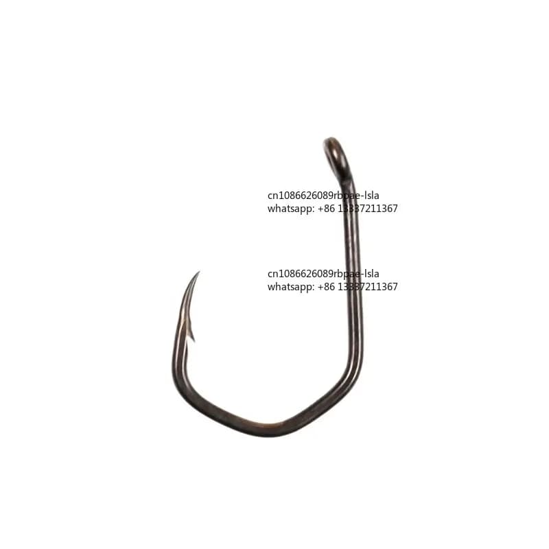 500 Pieces Per Bag  PTFE Coated High Carbon Steel Fish Hook Micro Barbed With Eye Carp Fishing Hook Accessories X919