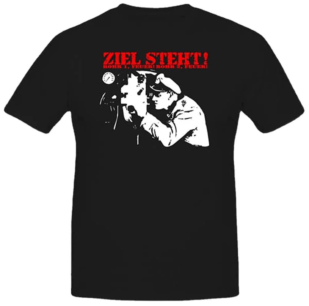 Target Is Submarine U Boat Military Marine Captain's Kaleu Sailor Marine WWII Men T-Shirt