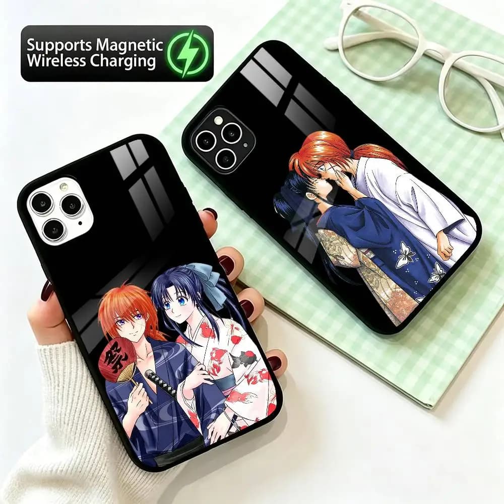 Anime R-Rurouni Kenshin  Phone Case For iPhone17,16,15,14,13,12,11 Plus,Pro Allows magnetic wireless charging