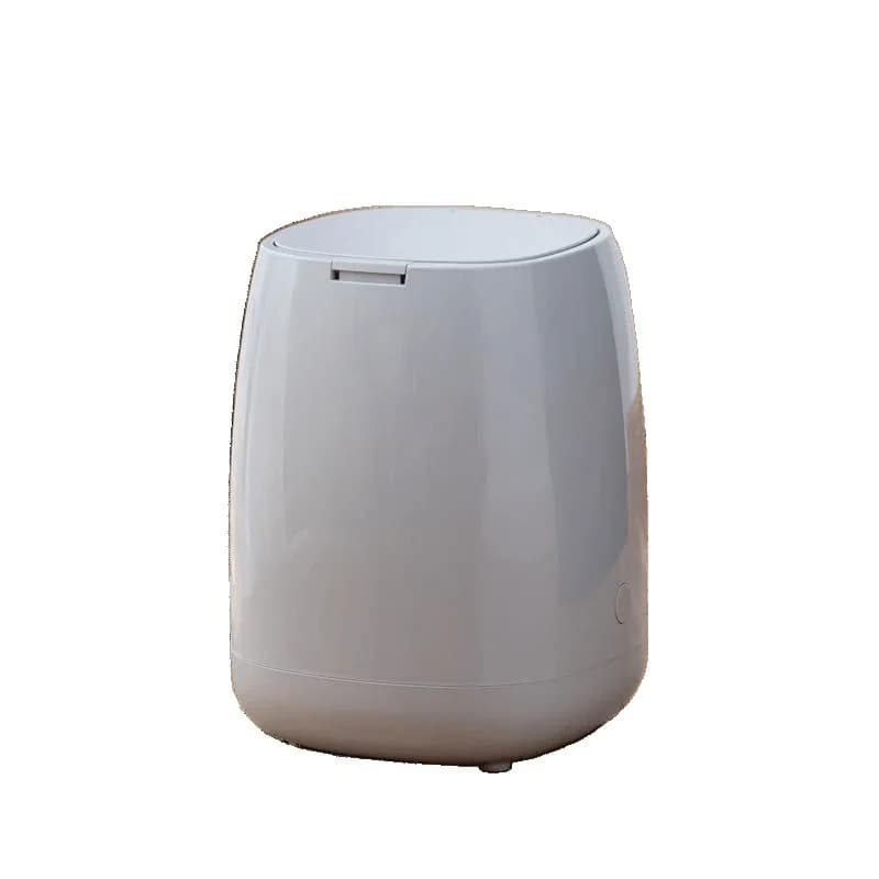 Simple home living room bedroom Nordic trash can, kitchen bathroom, creative trash can, large, covered wastebasket