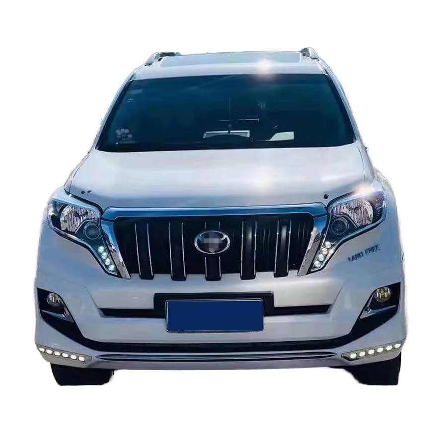 BR  High Quality Front and Rear Bumpers for 2014 Prado with Lights
