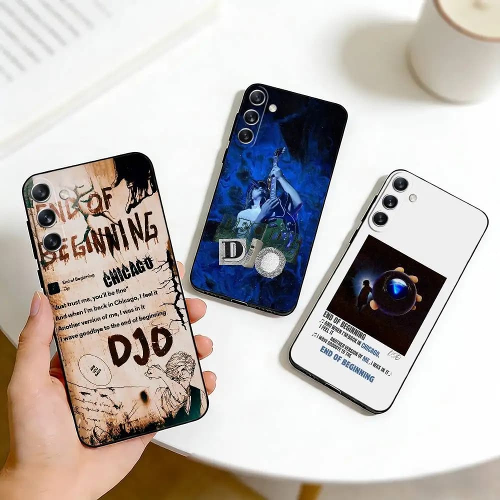 End of Beginning D-Djo Phone Case For Samsung Galaxy A73,A72,A71,A70,A53,A52,A51,Others Soft Black Cover