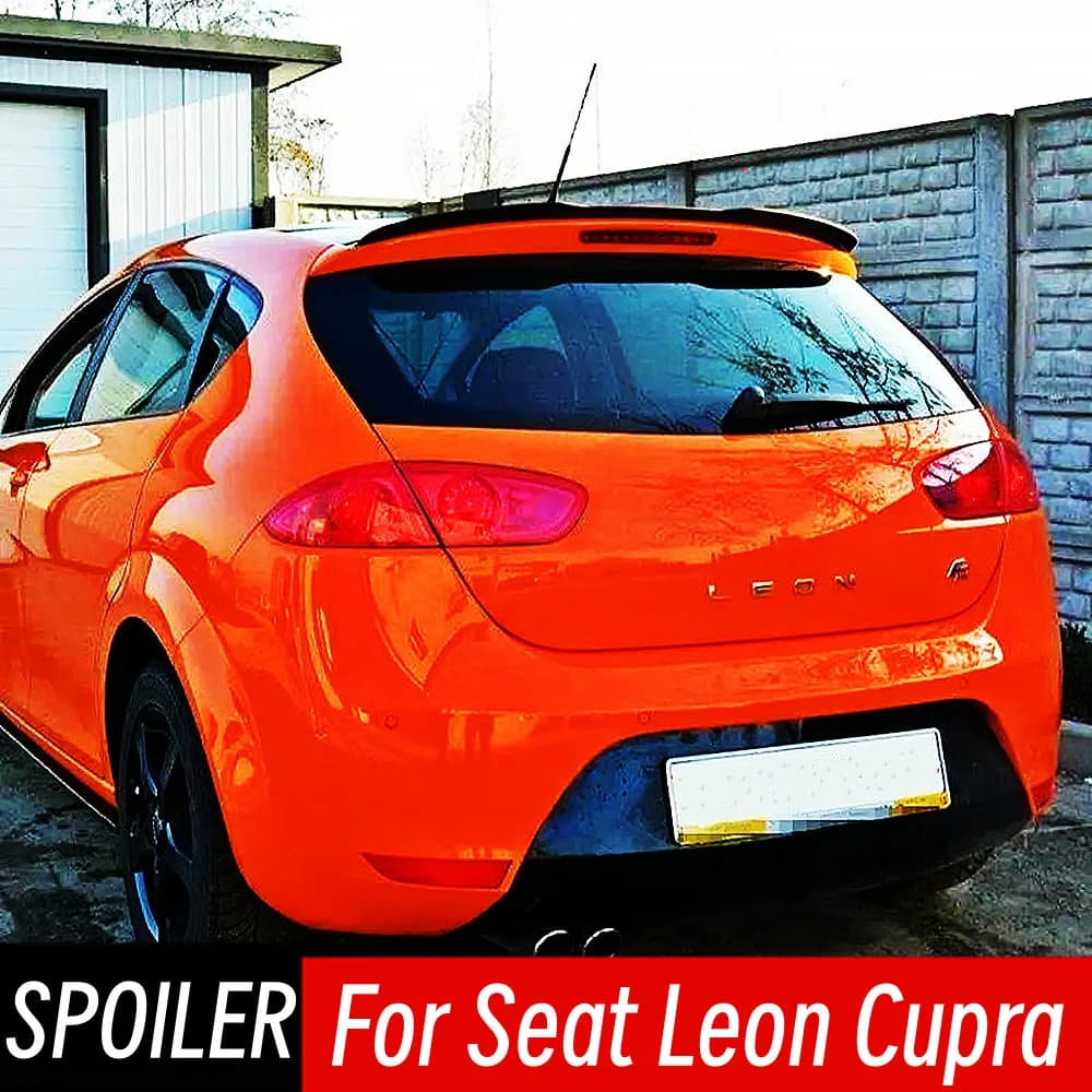 For 2013-2024 Seat Leon 1P 5F MK3 ST Cupra TGI FR Hatchback Rear Roof Trunk Lid Spoiler Wings Car Exterior Tuning Accessories