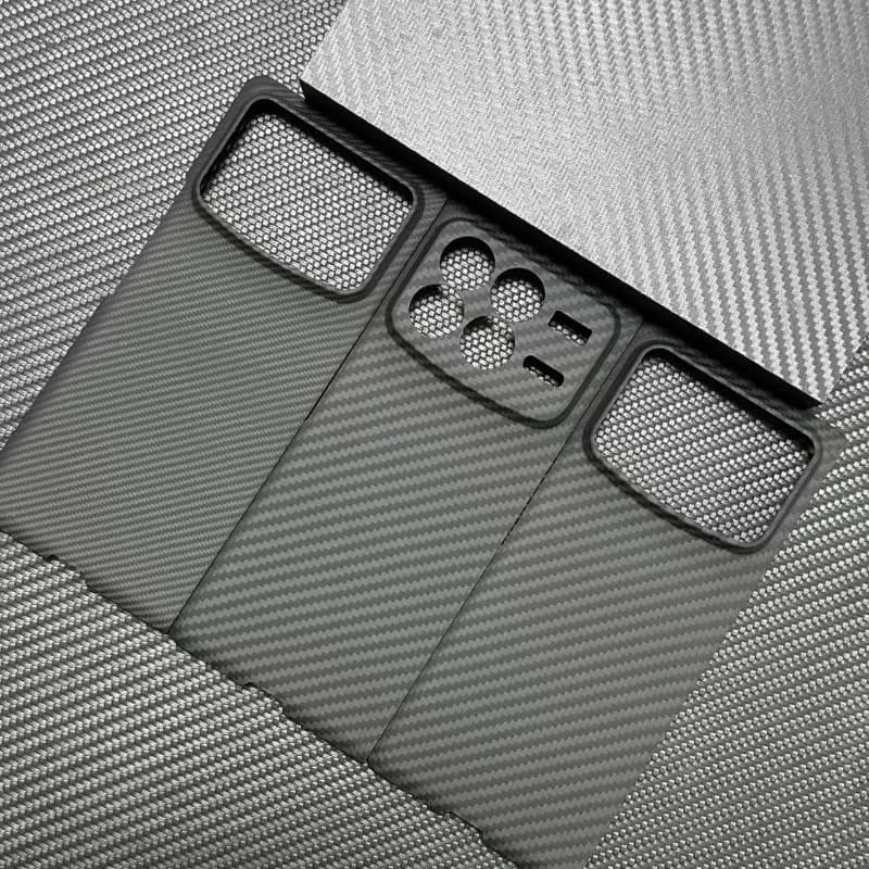 Case for Xiaomi Mix Fold 4 Carbon Fiber Ultra-thin Phone Case for Xiaomi Mix Fold 4 Aramid Fiber Hard Shell