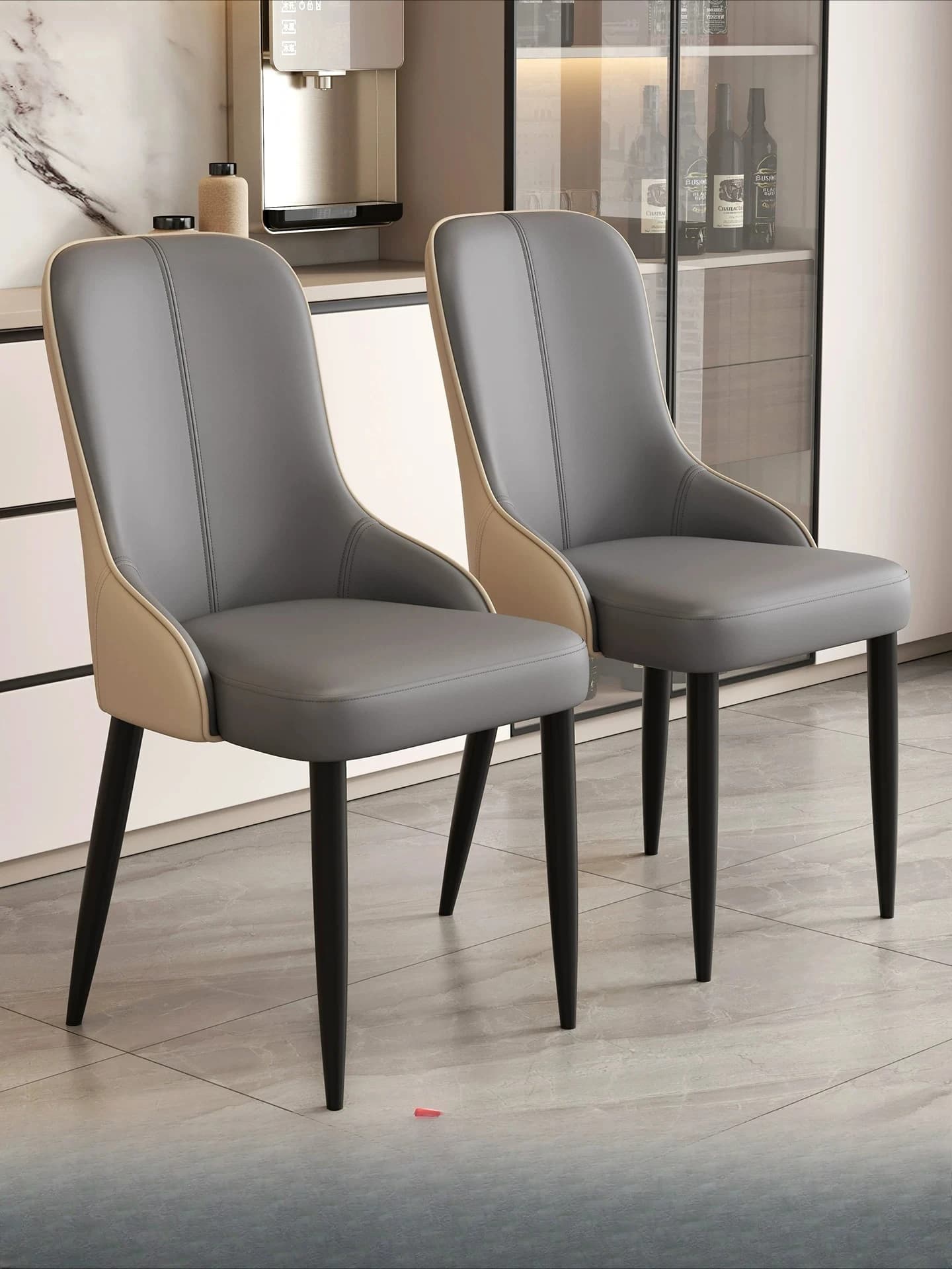 PYH Light Luxury Dining Chair Home Premium Modern Simple Restaurant Hotel Dining Table Backrest Chair