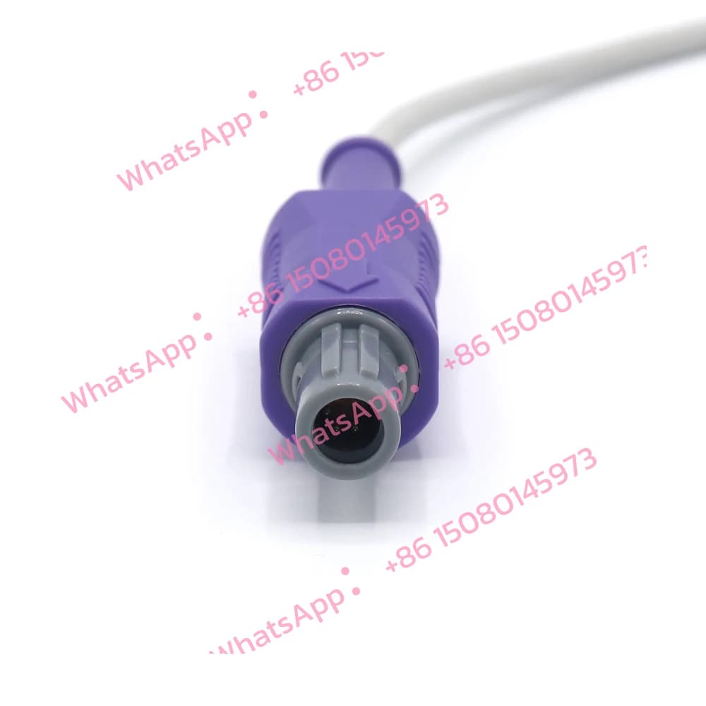 Reusable Spo2 Sensor for PM7000/8000/9000/MEC-1000/2000 – Adult Finger Clip (6 Pins, 40°, 2 Notches)