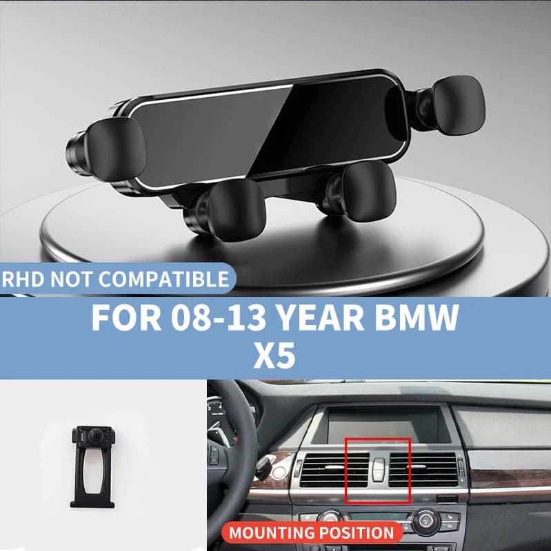 Suitable for BMW 2008-2013 X5 premium car phone holder, easy one-hand use and installation, saves space inside the car