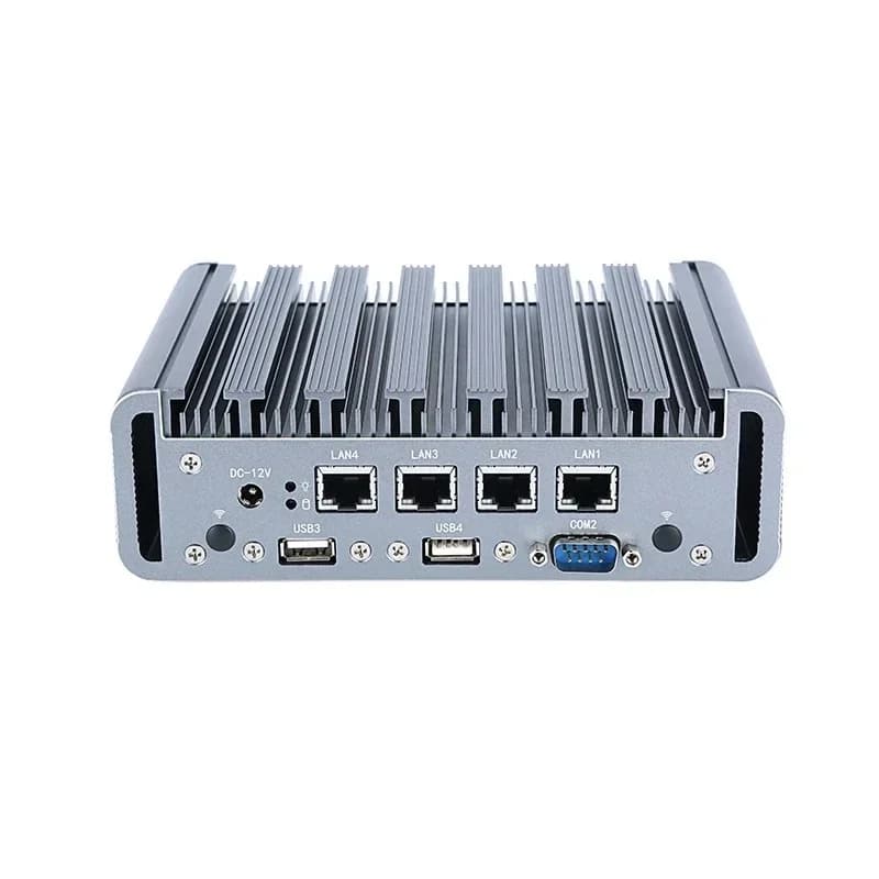 Embedded main board PC Portable 4 Ethernet ports Mini ATM Bank network interface card machine