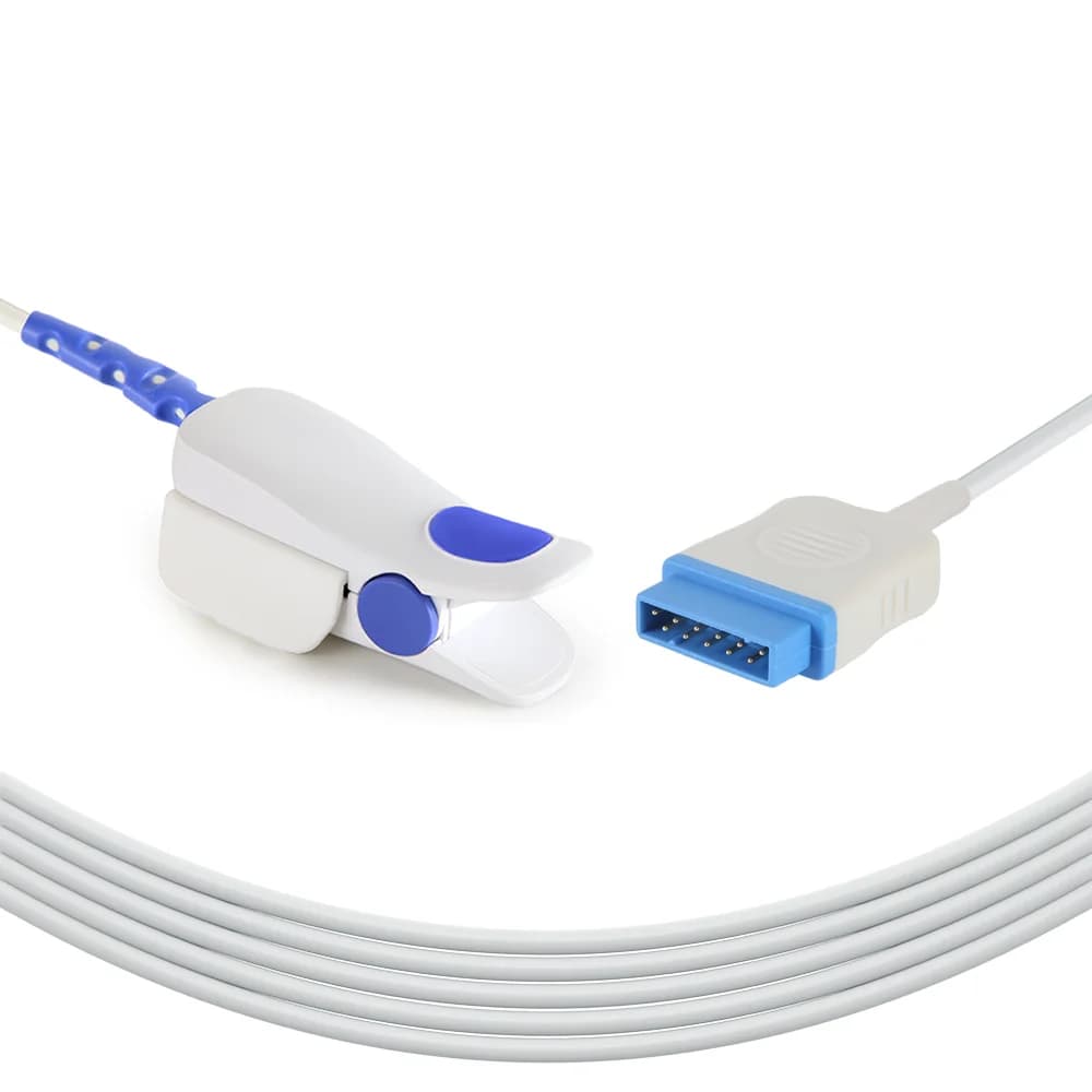 2500 & DASH3000 Adult 11PIN Finger Clip Spo2 Probe TPU Material Sp02 Sensor Ozone Disinfecting