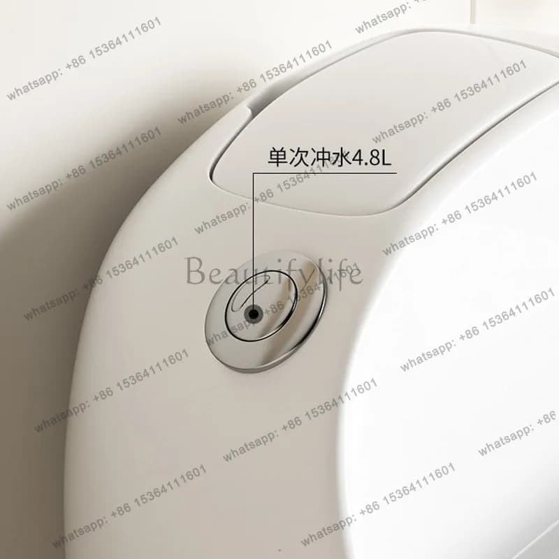 Round toilet, super swirl siphon ceramic deodorant, personalized and creative toilet