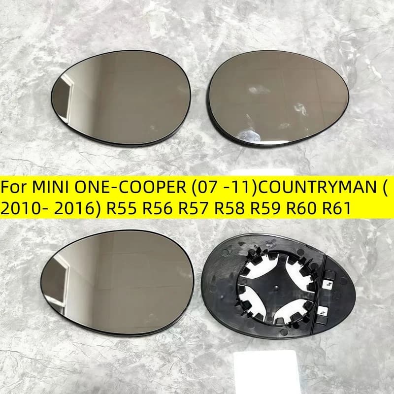 For MINI ONE-COOPER (2007 08 09 10 11) COUNTRYMAN (2010- 2016) R55 R56 R57 R58 R59 R60 R61 Car Heated Wide Angle Mirror Glass