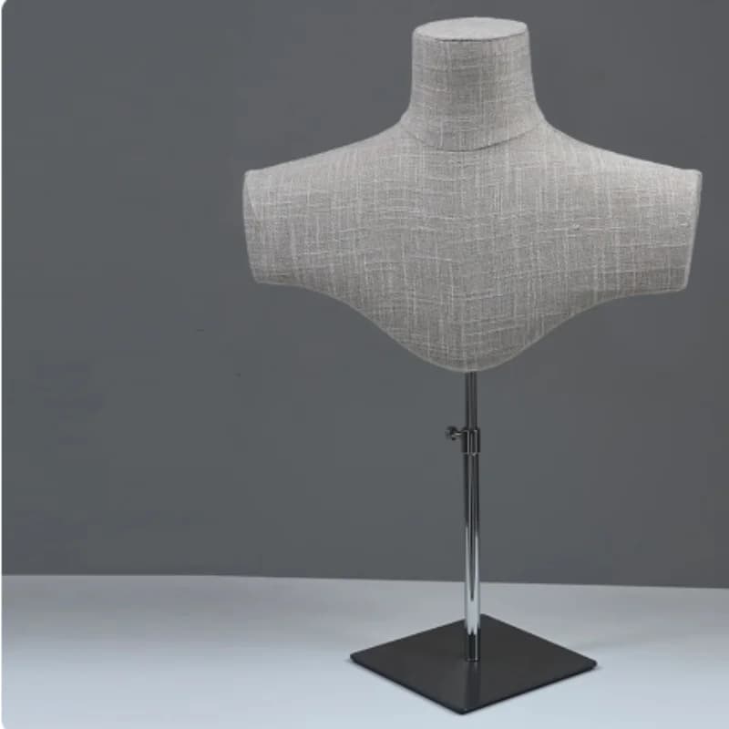 Figure Display Showcase Stand Medal Holder Mannequin Room decoration Adjustable Metal Fiberglass Shelves For Jewelry, AT332