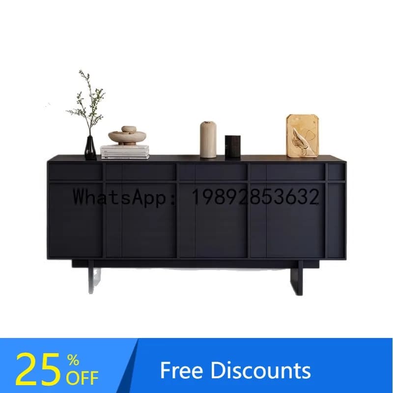 YFY Vintage Style Solid Wood Sideboard   for Various Sizes of Homes, Retro Style Storage Cabinet, Entryway Cabinet