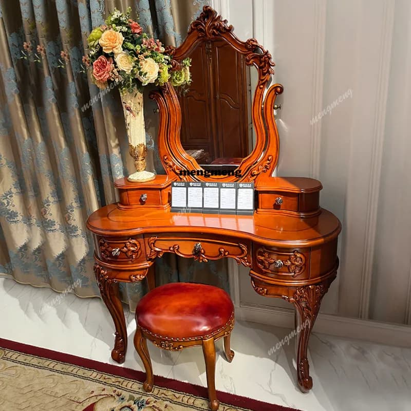 Durable Black Makeup Vanity Desk Storage Space Mirror Europa Makeup Vanity Desk Cheap Corner Kaptafel Furniture For Bedrooms