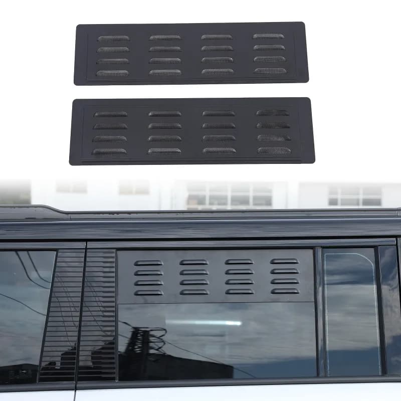 Aluminum Alloy Car   Rear Side Window Trim Spoiler Rear Ventilation Louvers  For Chery ICAR 03 / Jaecoo J6 2024+ Car Accessories
