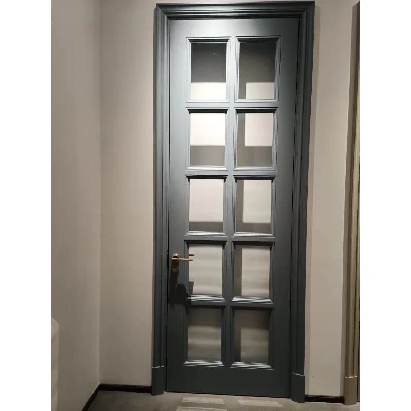 10 grid glass door paint mixed oil