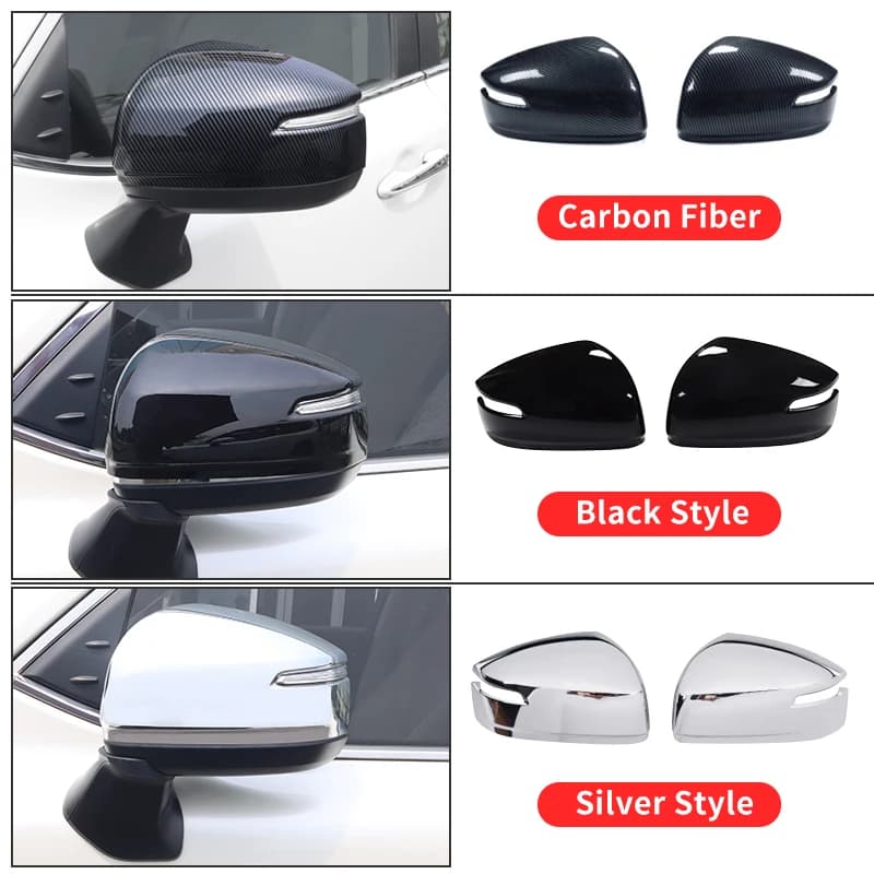 Rearview Mirror Covers For Toyota Land Cruiser 300 2021 2022 2024 LC300 Exterior Decoration  Accessories upgraded Tuning VXR GXR