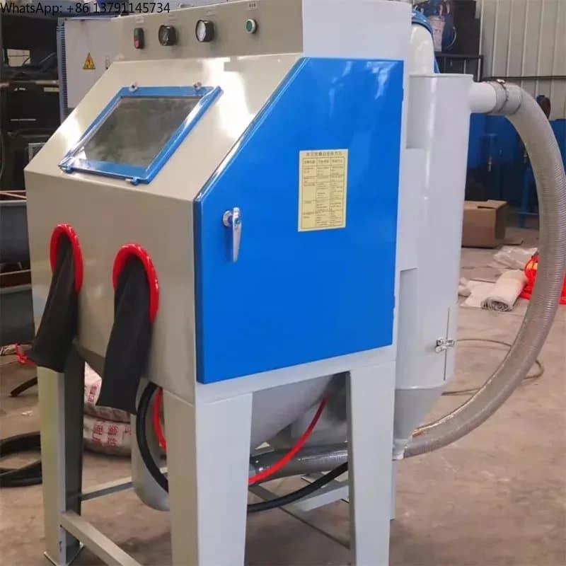 Dustless Sandblaster Machine Hot Sale Abrasive Vapour Blasting Water Blaster Sand Blasting Cabinet for Cleaning And Polishing