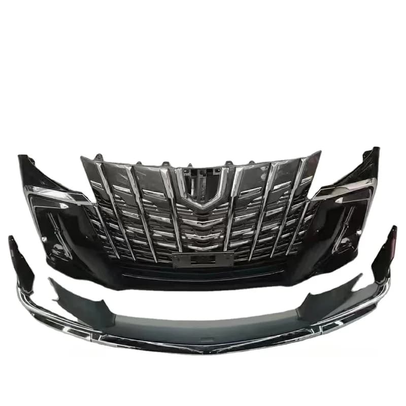 Alphard 2015-2018 to 2019-2021 Facelift Body Kit Front Rear Bumper Side Skirts Auto Exterior Upgrade Modification Accessories