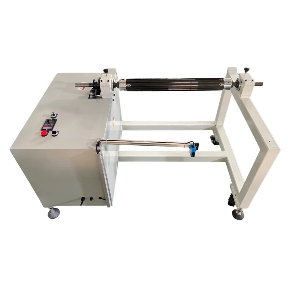 Contact Materials Air Expansion Shaft Automatic Electric Motor Unwinding Feeding Machine 220V Wood Gear Apparel Use