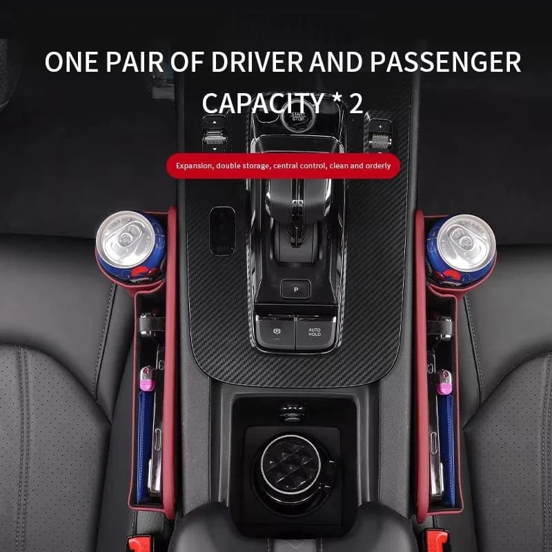 Car Seat Gap Storage Box Cup Holder Side Organizer Storage Pocket For MG ZS MG4 EV MG HS MG3 MG5 EV Marvel R MG ONE MG ZS EV