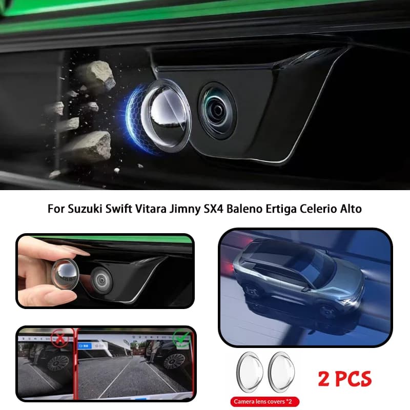 For Suzuki Swift Vitara Jimny SX4 Baleno Ertiga Celerio Alto Car camera protective cover lens cover