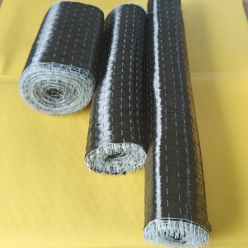 12k 300g UD Carbon Fiber Fabric Unidirectional Cloth for Building and Bridge Construction and Repair DIY