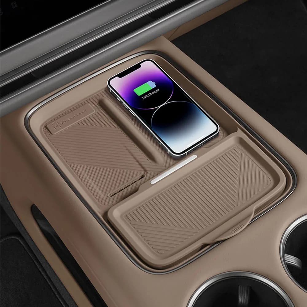 For Li Lixiang i6 i8 2025 2026 Central Control Wireless Charging Silicone Pad Interior Supplies Waterproof And Scratch-resistant