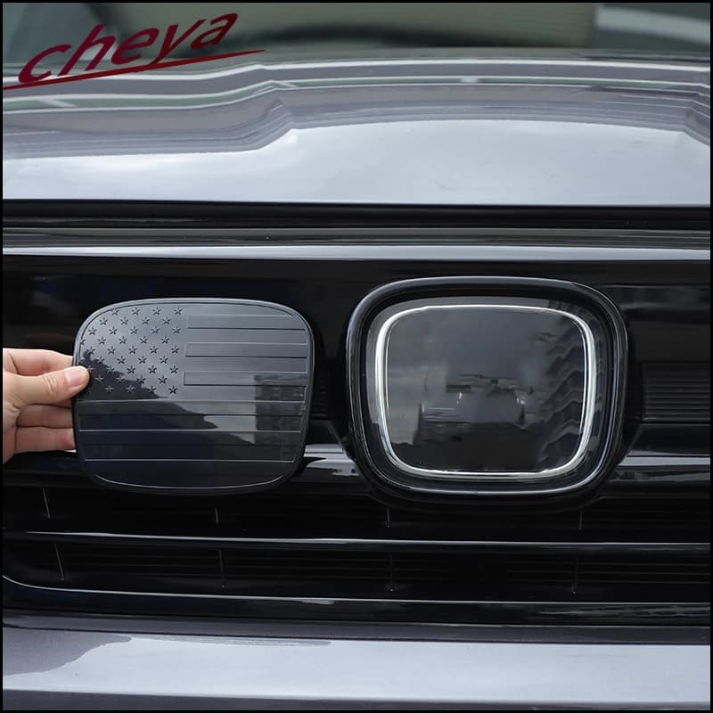 For Honda Pilot 2016 2017 2018 2019 2020 2021 2022 ABS Car Front Grille Cover Emblem Rear Trunk Decal logo protective cover