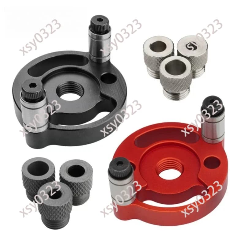 Woodworking Single Hole Drilling Guide Self-adaptive Center Punch Locator Jig for Dowel Splicing - Precision Drilling Tool