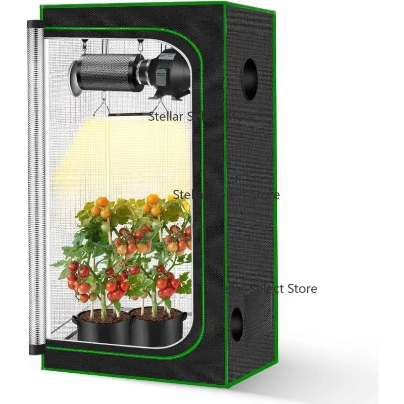 Large Indoor Greenhouse Kit Complete Herbal Growing Tent for Houseplant Seedlings Propagation Green Agricultural Tent