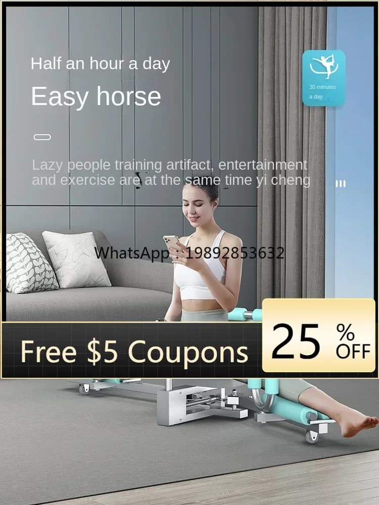 AB  Split Flexible Leg Opener Leg Press Aid Split One-Word Horse dominal Machine. Tensioner Leg Trainer