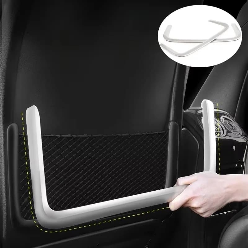 Suitable for Mercedes-Benz GLB220/A200LCLA new A-class EQB/eqa seat back net pocket decorative sticker GLA interior modification