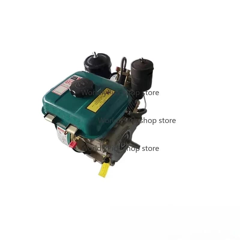 single cylinder air-cooled die engine, steam to die power 160/170 electric start small, micro tiller pump