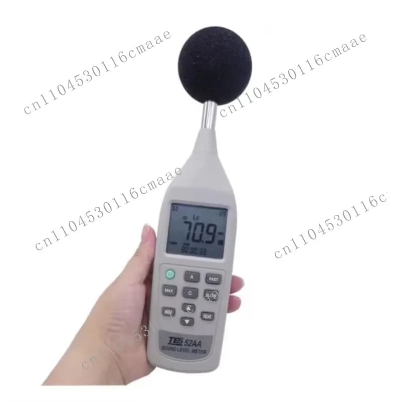 Noise meter, decibel meter, sound level meter, noise tester, decibel detector TES-52AA