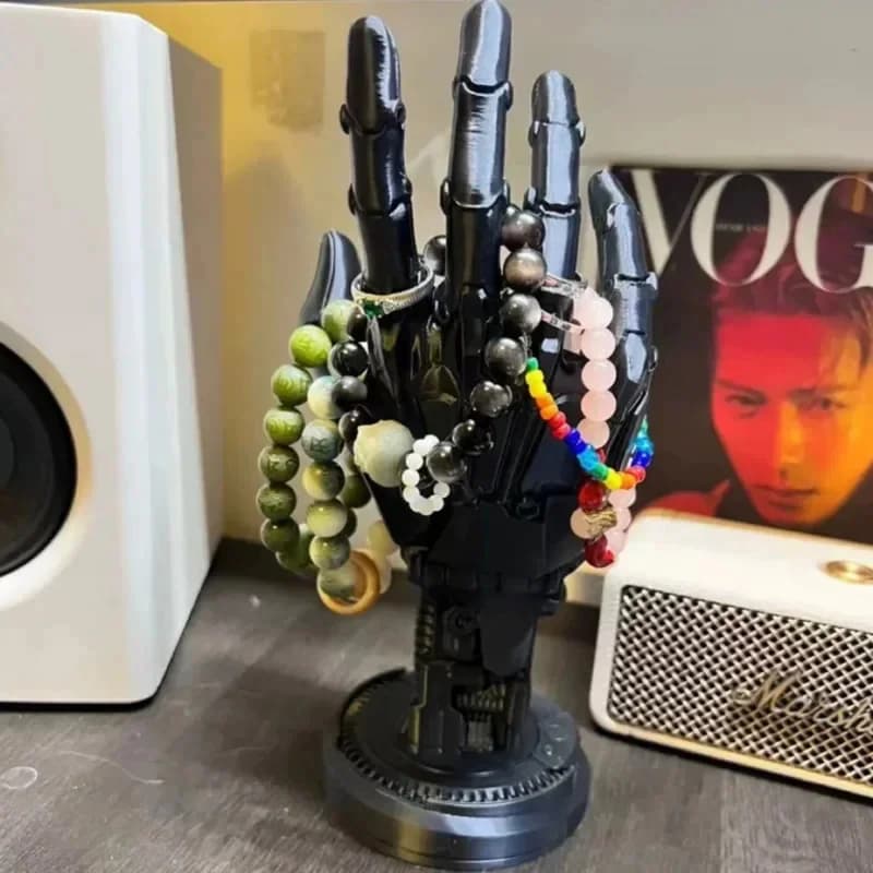 Game Controller Stand Suppor Universal Gamepad Mount Joystick Rack Creative Bracket Robotic Bracke Cyberpunk Robotic Hand Statue