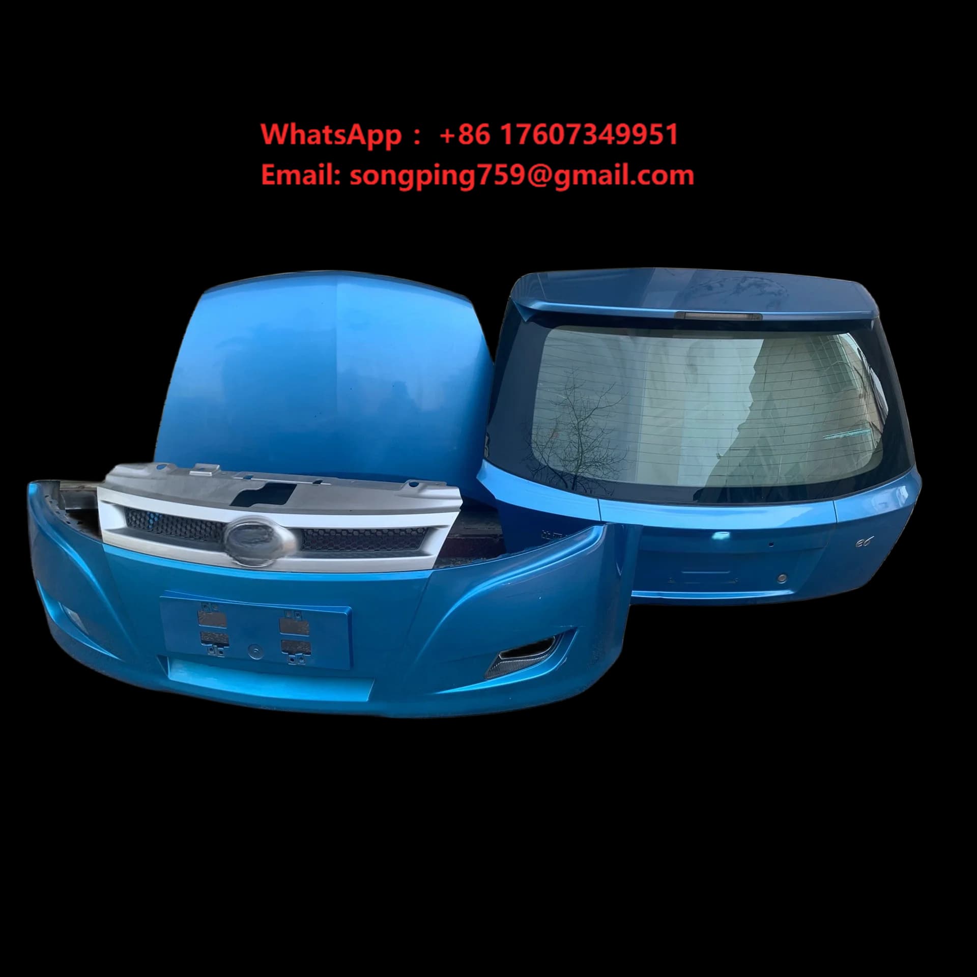 New Energy Vehicle Auto Body Systems Body Kit Parts Front Car Bumper for BYD E6