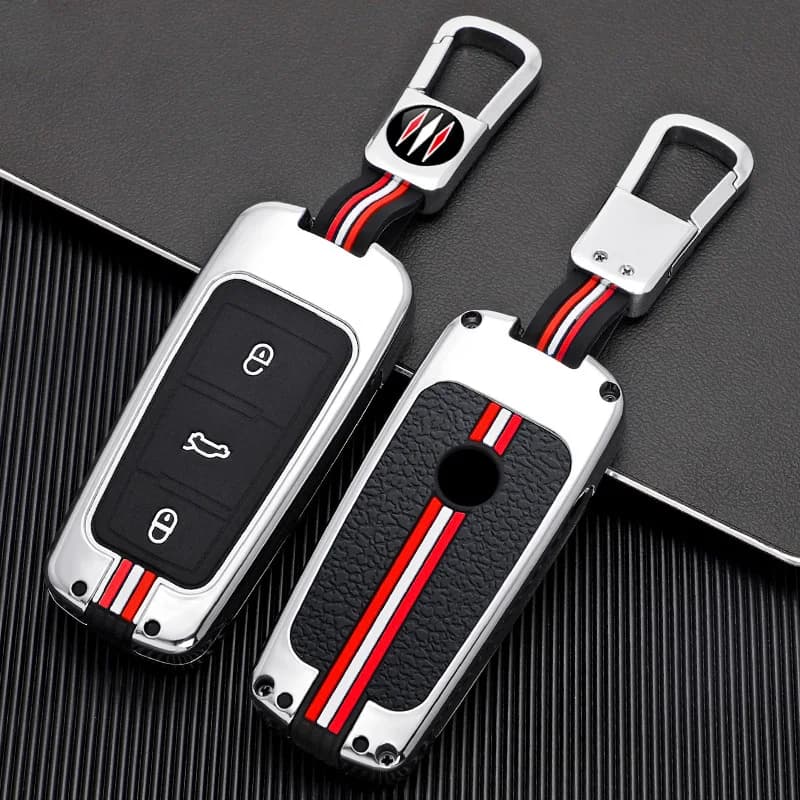 New Zinc alloy Car Key Cover Case For Volkswagen VW CC Passat B6 B7 Passat 3C Maogotan Auto Key Cover Styling Accessories