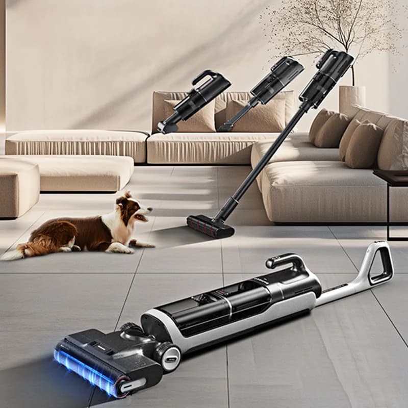 Floor Scrubber h20 Ultra Mix Intelligent Vacuum Cleaning Mopping Integrated Machine 180 °Lying Flat Vacuum Cleaner