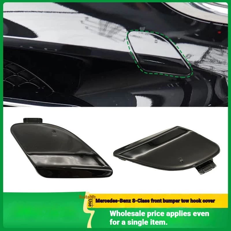 Applicable to 18-20 S-class W222 front bumper trailer cover traction hook hole cover trim 2228856500