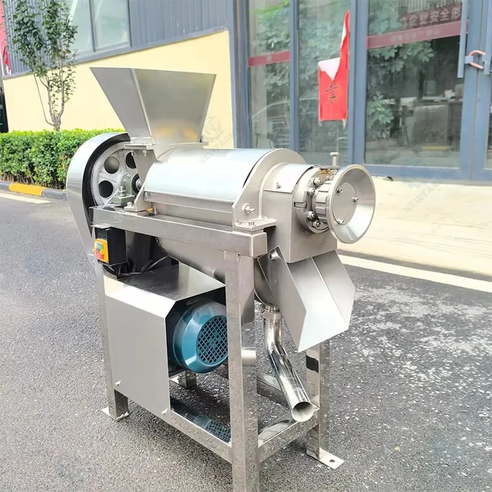 Commercial 500kg/h Electric Spiral Juicer Machine for Carrot for Apple Ginger Heavy Duty Screw Juicer Extractor for